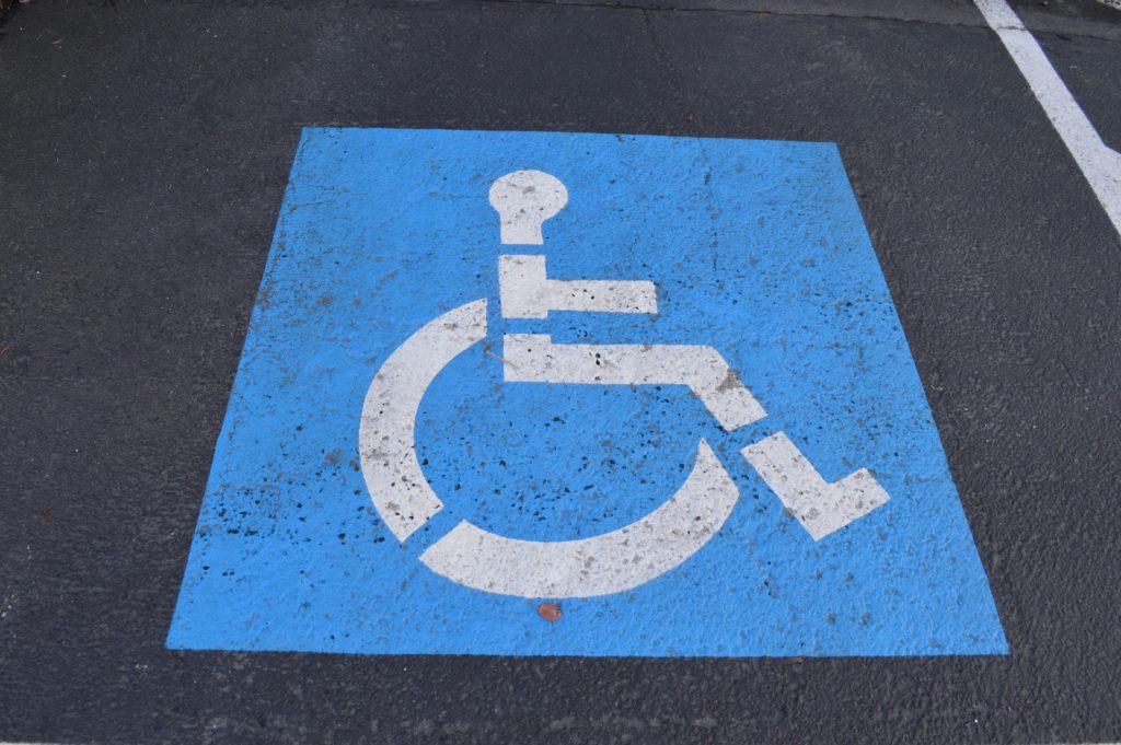 Dr Handicap - disabled parking space Dr Handicap - disabled parking space