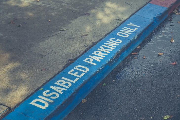Dr Handicap - disabled parking kerb sign