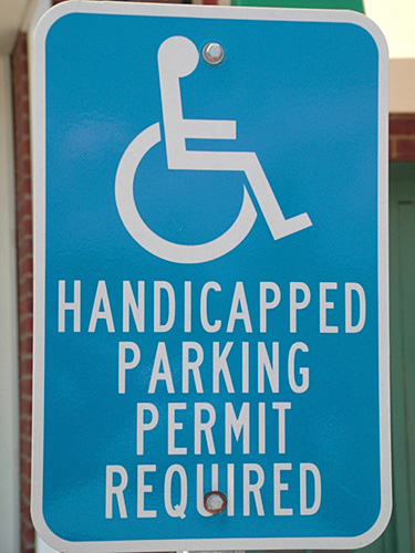 Dr Handicap - parking sign