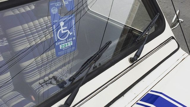 Dr. Handicap - placard in car window