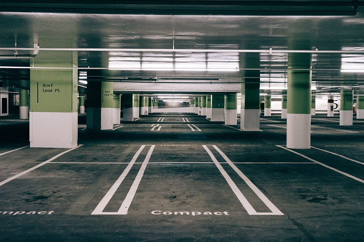 Dr. Handicap - interior parking lot