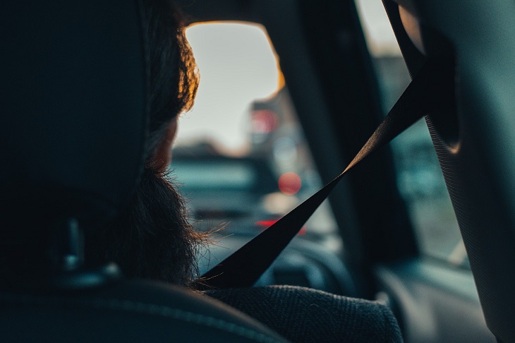 Dr Handicap - driver wearing seatbelt
