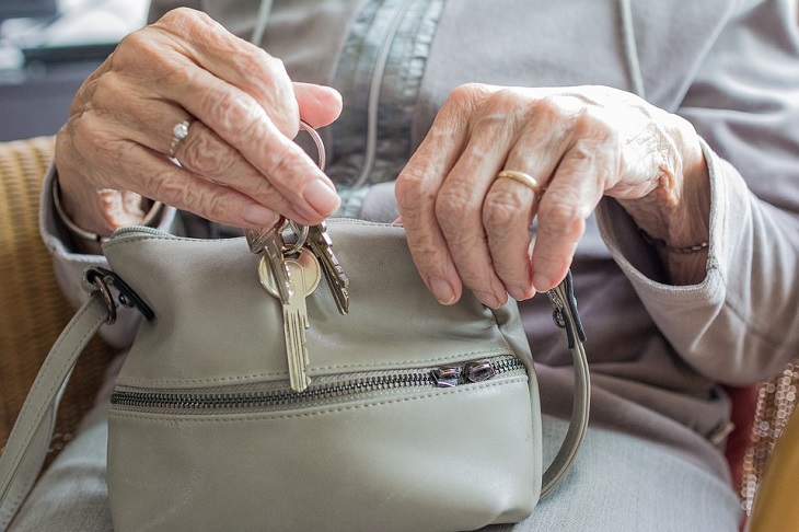 Dr. Handicap - elderly hands with car keys