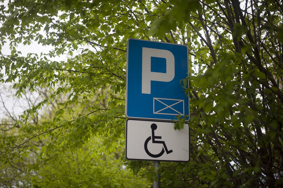 Dr. Handicap - Blue Handicap Parking Sign