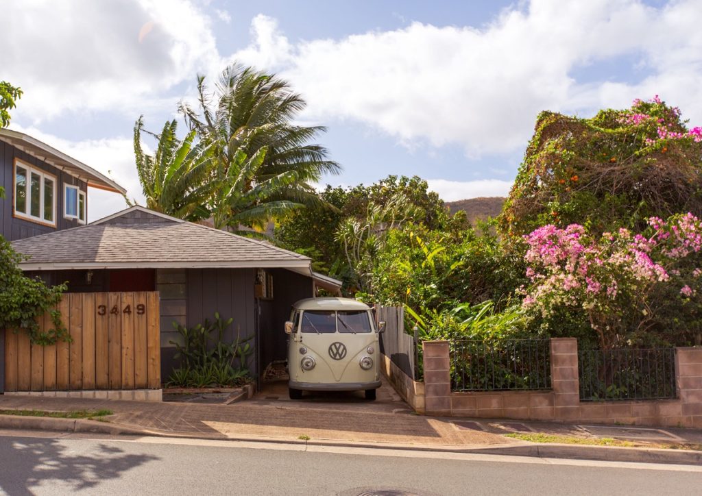 parking space outside house