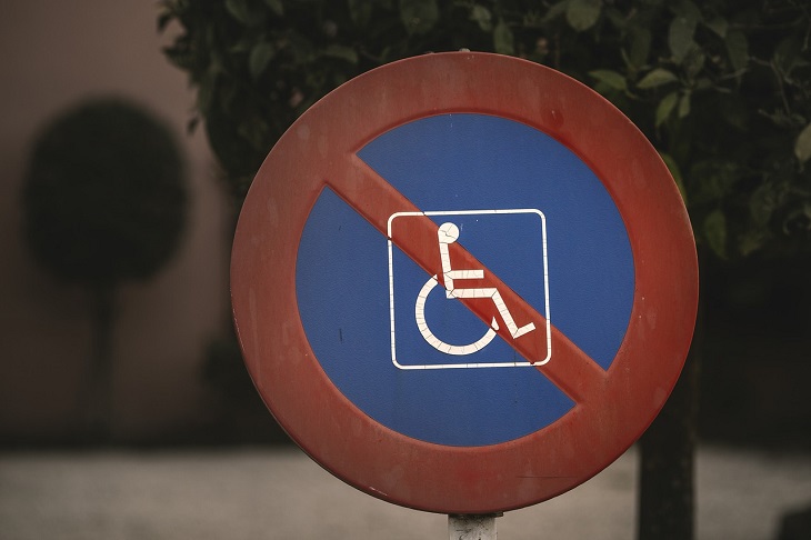 disabled parking sign