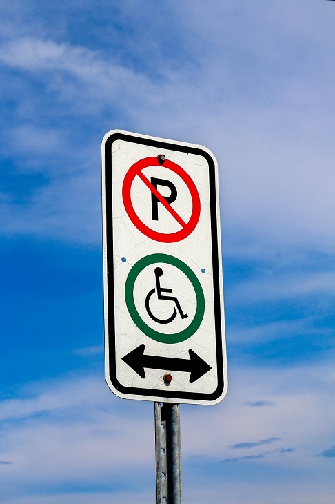 legal handicap parking sign