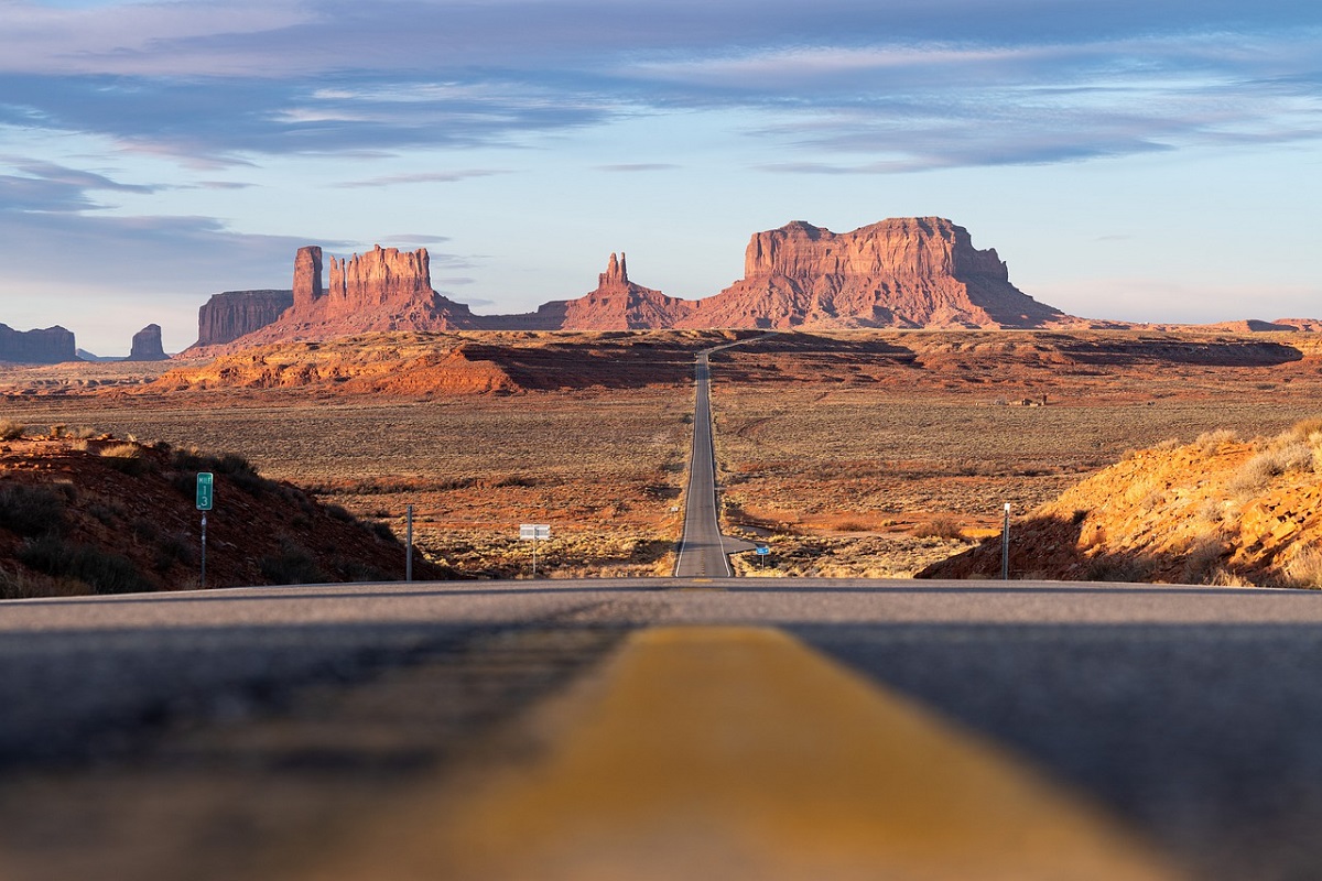 Arizona desert road
