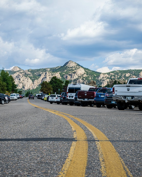 cars parked in colorado