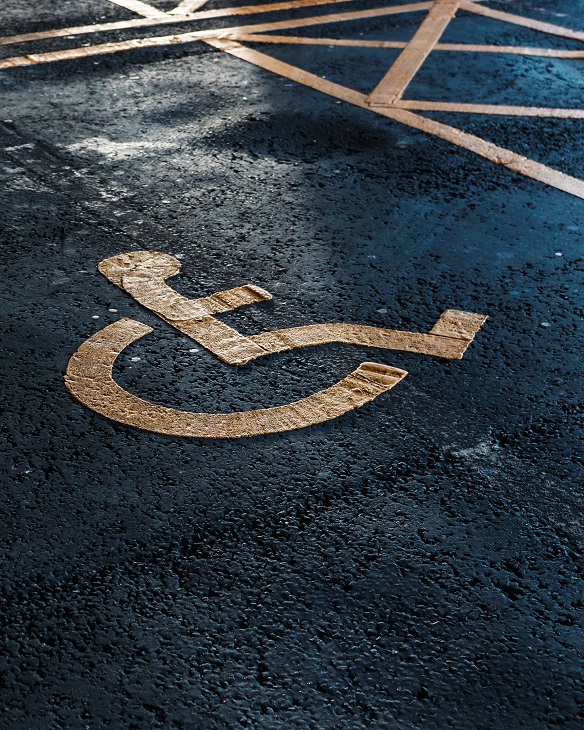 disabled parking symbol