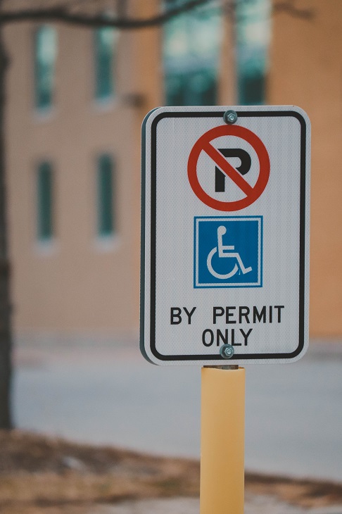 disabled permit only parking