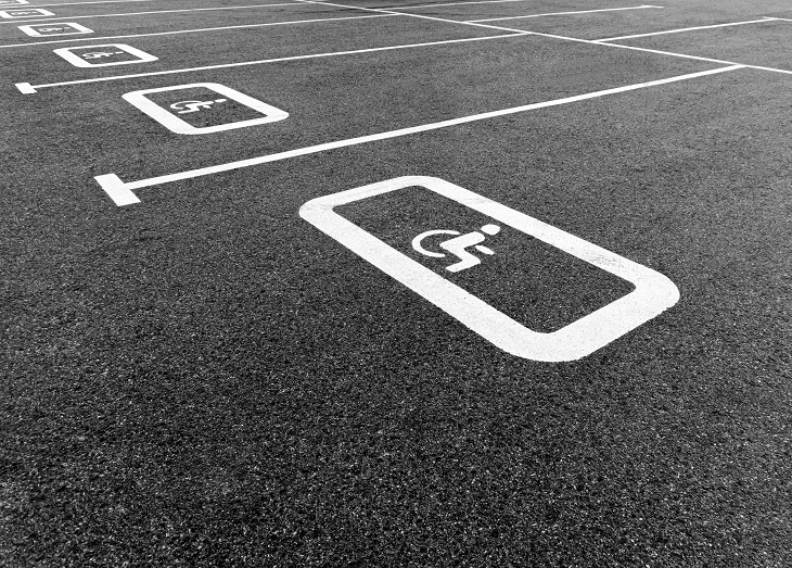 handicap parking spaces