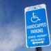 Dr. Handicap - handicap parking sign clouds